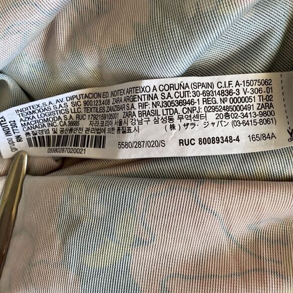 Zara Floral Velvet Kaftan Midi Dress Size Small - Picture 13 of 15